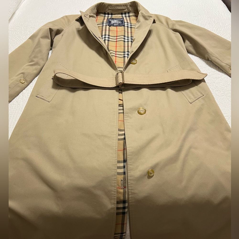 Khaki Burberry Trench Coat Size Small